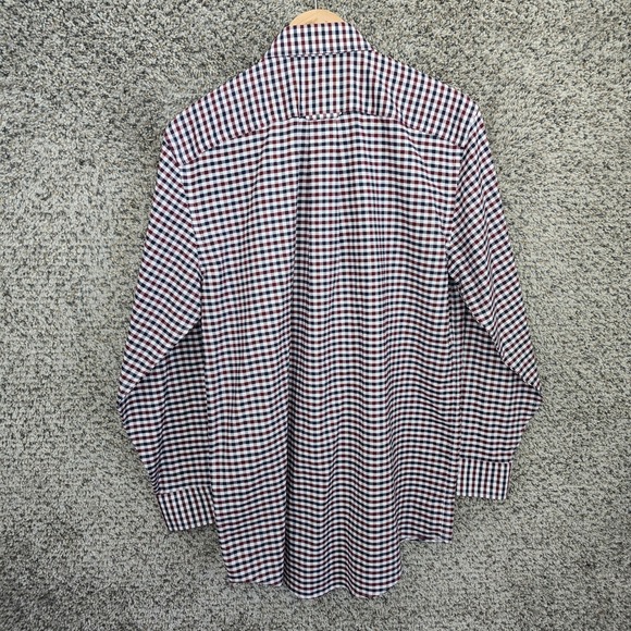 Stafford Dress Shirt Mens 15.5 32/33 Button Down Wrinkle Free Oxford Regular Fit - Picture 7 of 7